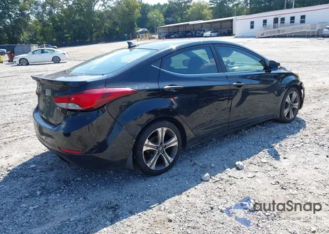 2016 Hyundai Elantra Sport из США, поврежденный, VIN KMHDH4AH3GU586536